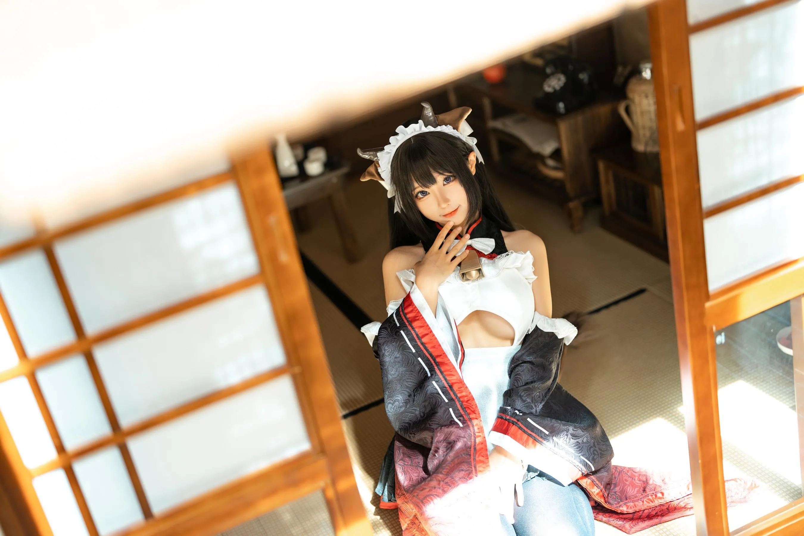 蠢沫沫 – NO.217 牛牛女仆 [16P]插图1
